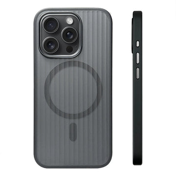 Corrugated Stripe Translucent Magnetic Bumper Case