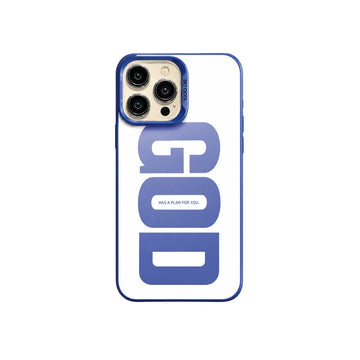Cross Pattern Shockproof Hard PC TPU Protective Phone Case