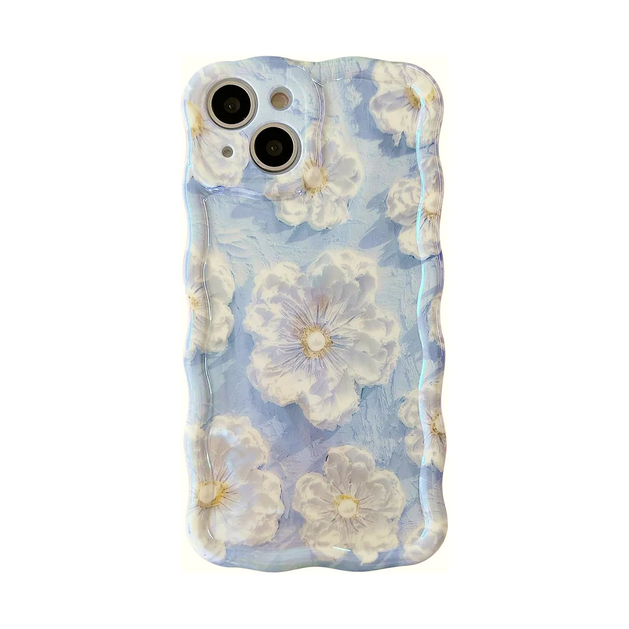 GlitterBloom – Luxury Laser Flower iPhone Case